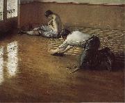 Gustave Caillebotte The worker plane the floor oil painting